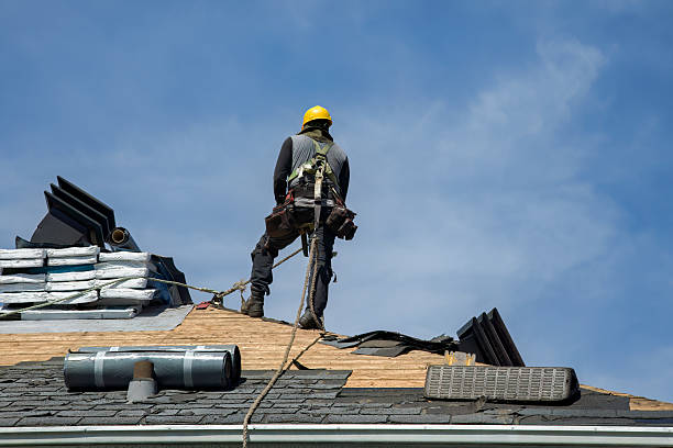 Professional Roofing technician working in Byron, CA